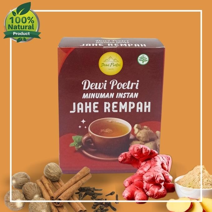 

Termurah Minuman Rempah Instan Jahe Merah pala Cengkeh Kayu Manis Kapulaga