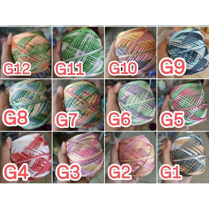 BENANG RAJUT POLY GRADASI D27