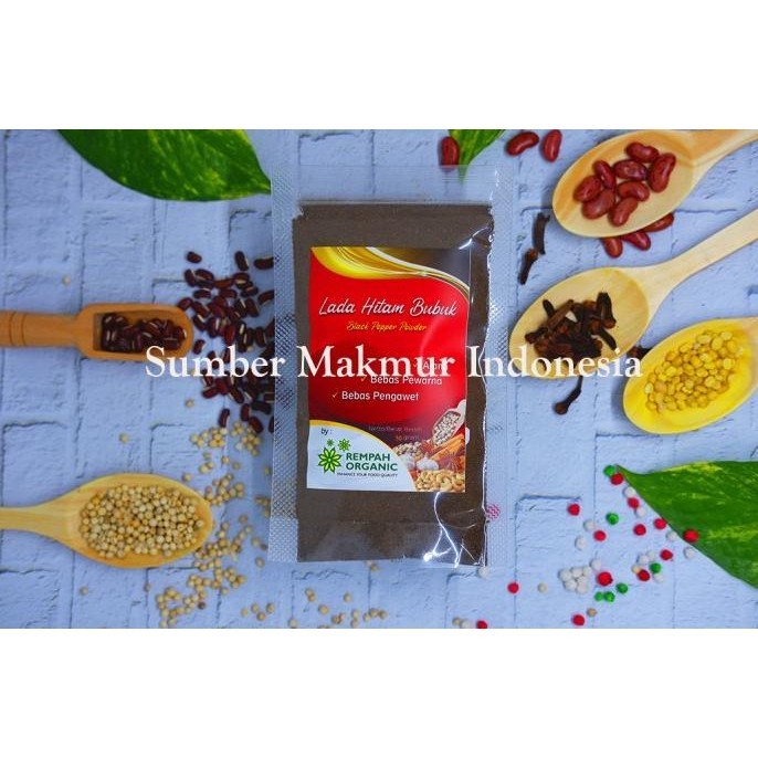 

Termurah Lada Hitam Bubuk Cap Rempah Organic 50 Gram - Eceran