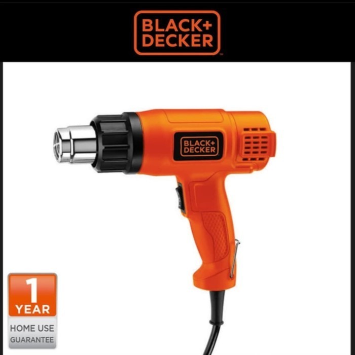Black+Decker Heat Gun 1800W KX1800-B1 - Penghangat Udara Berdaya Tinggi