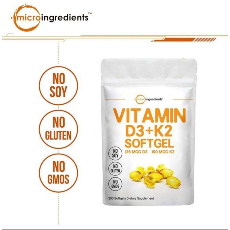 VITAMIN D3 5000IU+K2 300 SOFGIEL MICROINGREDIENTS