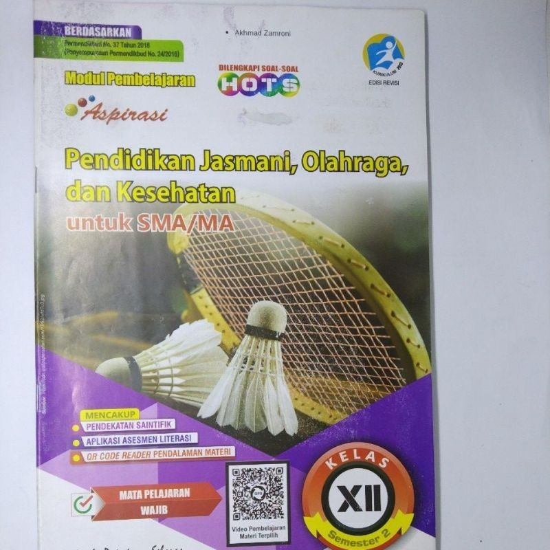LKS SMA PENJASKES PJOK KELAS 12 SEMESTER 1 dan 2 KURIKULUM 2013 K13