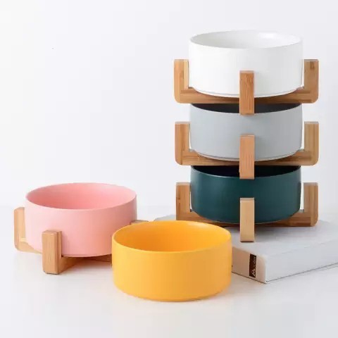 Ceramic Pet Bowl Mangkuk Anjing Kucing