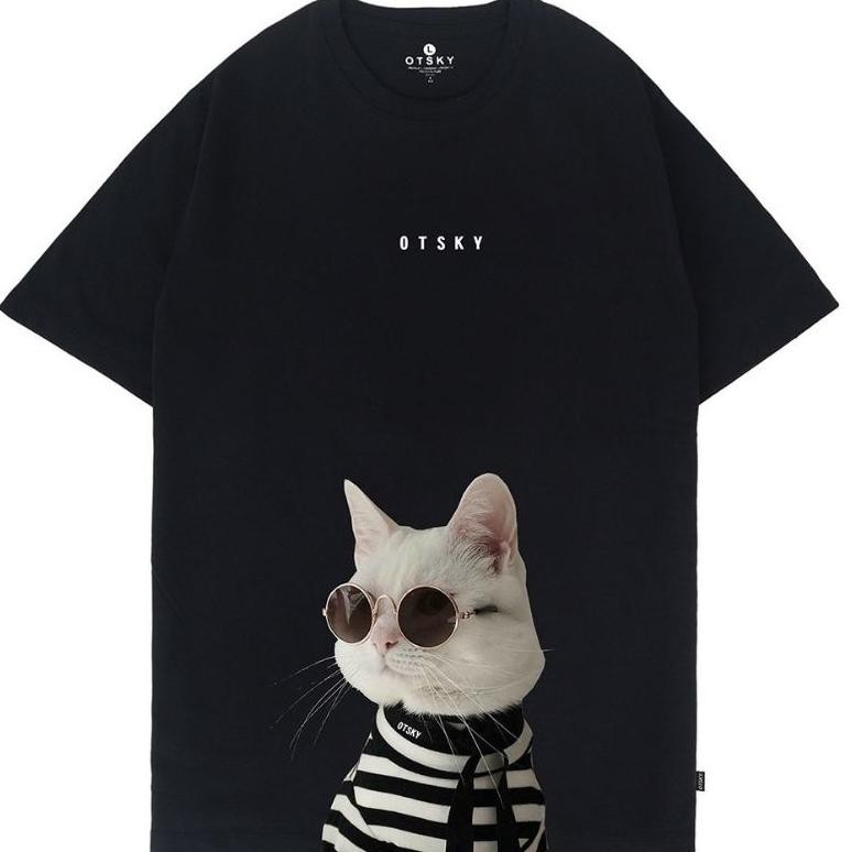 SDF KAOS DISTRO GAMBAR KUCING TERLARIS