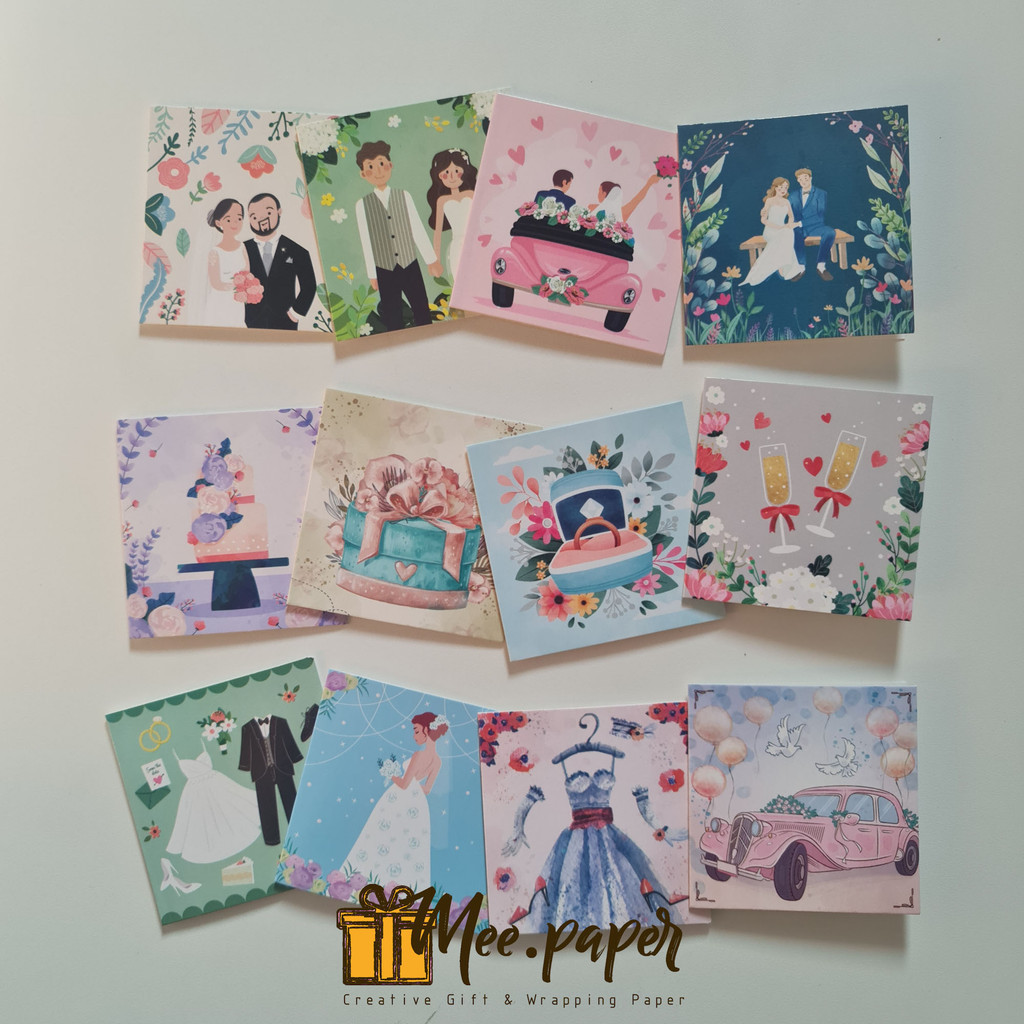 

Kartu Ucapan + Amplop Kecil Sansan Wawa, Wedding, Gift Card / Greeting Card