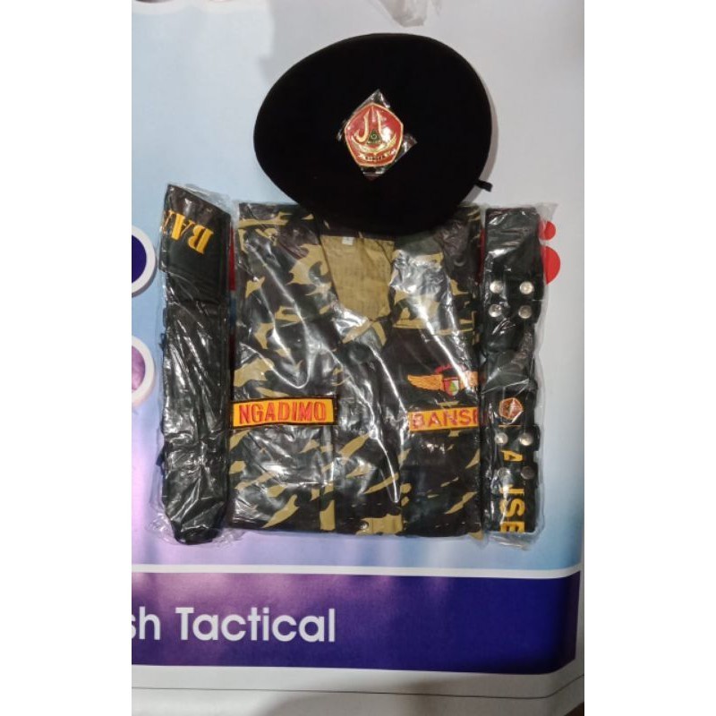 [OUR BEST] SPECIAL PRICE PDL BANSER BAHAN RIPSTOK komplit+nama