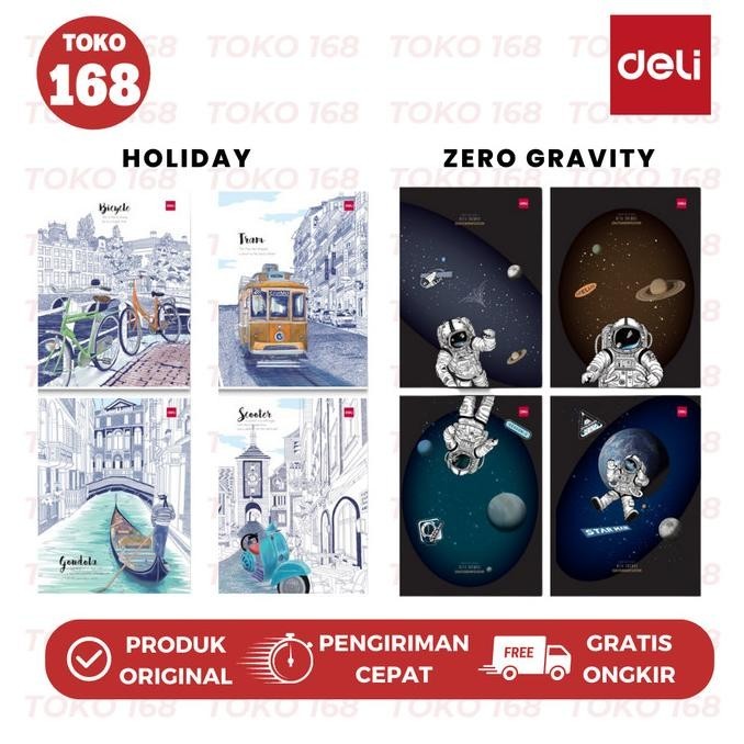 

Deli Notebook/Buku Tulis Sekolah B5/Campus 42 Lembar Cnb542 (Pak)