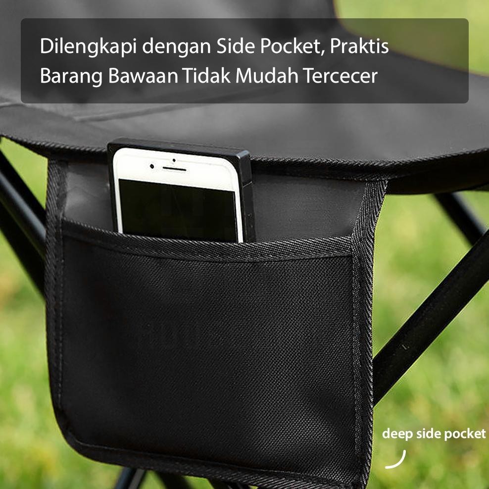 Terlaris Hugo Kursi Lipat Serbaguna Outdoor Portable Kursi Camping Kursi Gunung Folding Chair Sale