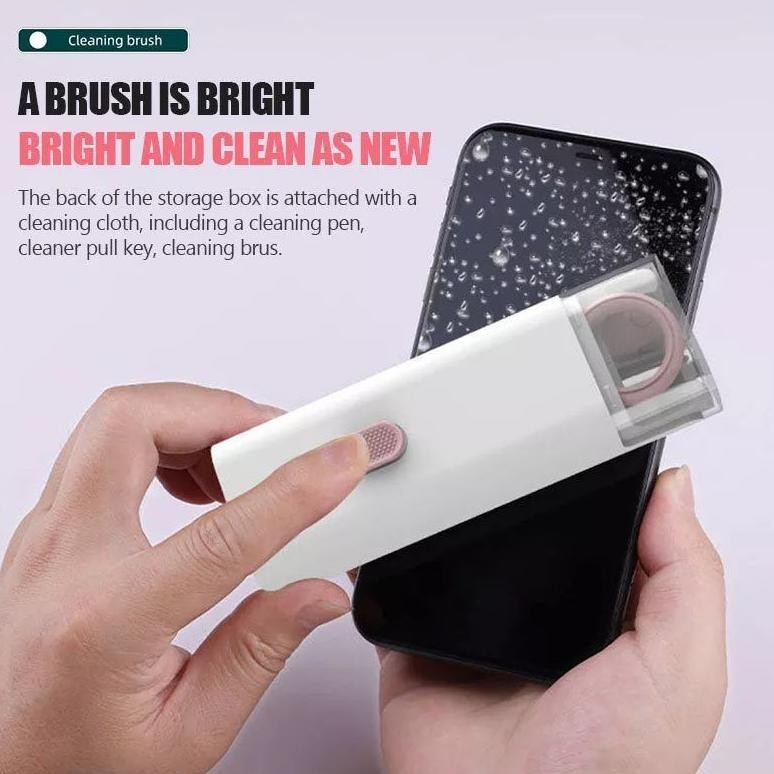 Termurah 7 In 1 Multifunction Pen Cleaner For Earbud Smartphone Keyboard / 7In1 Pen Brush Pembersih 