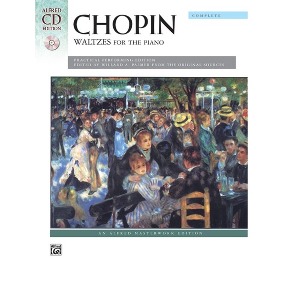 

[Baru] Buku Piano Klasik Chopin Waltzes For The Piano With Cd Diskon
