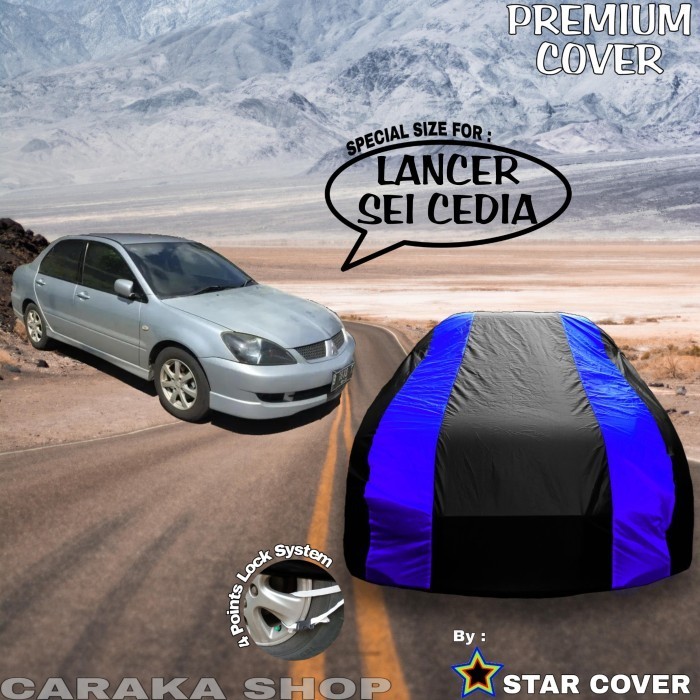 [New] Body Cover Lancer Sei Cedia Sarung Biru Penutup Bodi Lancer Sei Cedia Diskon