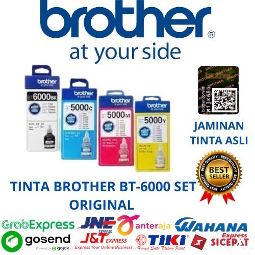 

[Baru] Paket Tinta Brother Bt6000 Black Bt5000 Colour Original Terbaru