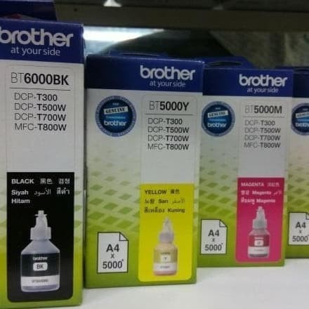 

[Baru] Tinta Brother Bt 6000 Bt 5000 1Set Original Terbaru