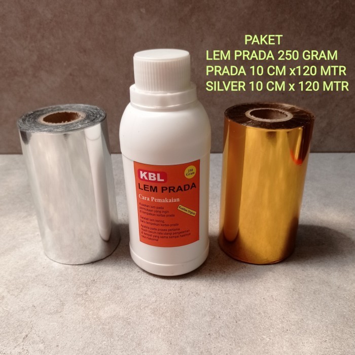 

[Baru] Lem Prada 250 Gr Prada 10 Cmx120 Silver 10Cmx120 Terbaru