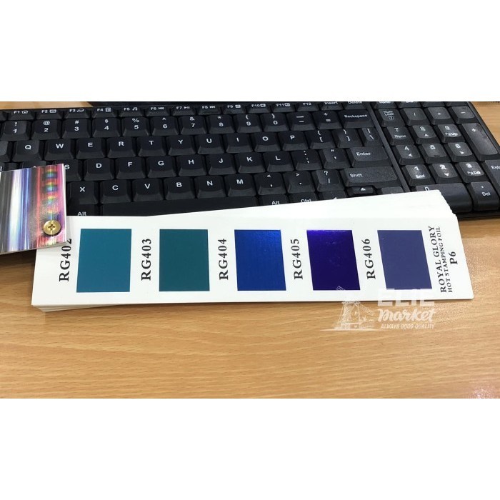 

[Baru] Kertas Foil / Hot Stamping Foil / Hotprint / Poly Emboss Kode Kpl 4 Terbatas