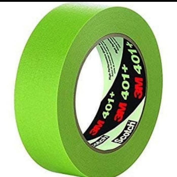 

[Baru] 3M 401 Masking Tape Hijau - 3M 223 - Lakban Kertas 3M High Green 48Mm Berkualitas