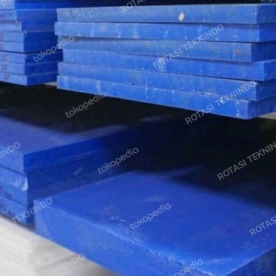 

[Baru] Nylon Pe Biru Lembaran 8Mm X 30Cm X 50Cm / Polythlene Blue Sheet Limited