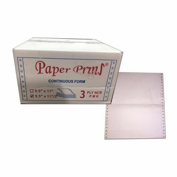 

[Baru] Continuous Form 3 Ply Prs Atau Bagi 2 Paperprint Tidak Full Diskon