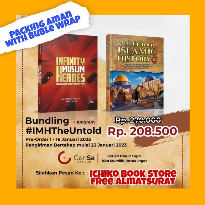 

[Baru] Paket The Untold Islamic History Jilid 2 The Infinity Edgar Hamas Ori Diskon