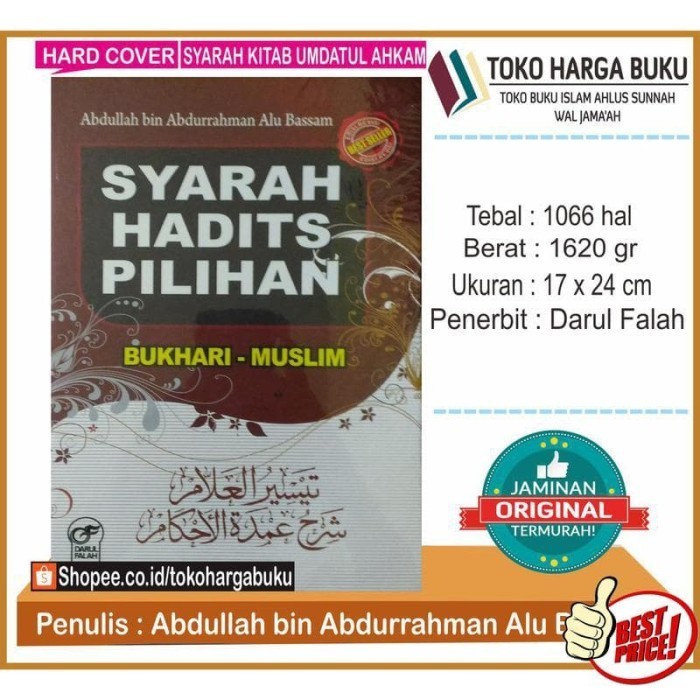 

[Baru] Syarah Hadits Pilihan Bukhari Muslim Diskon