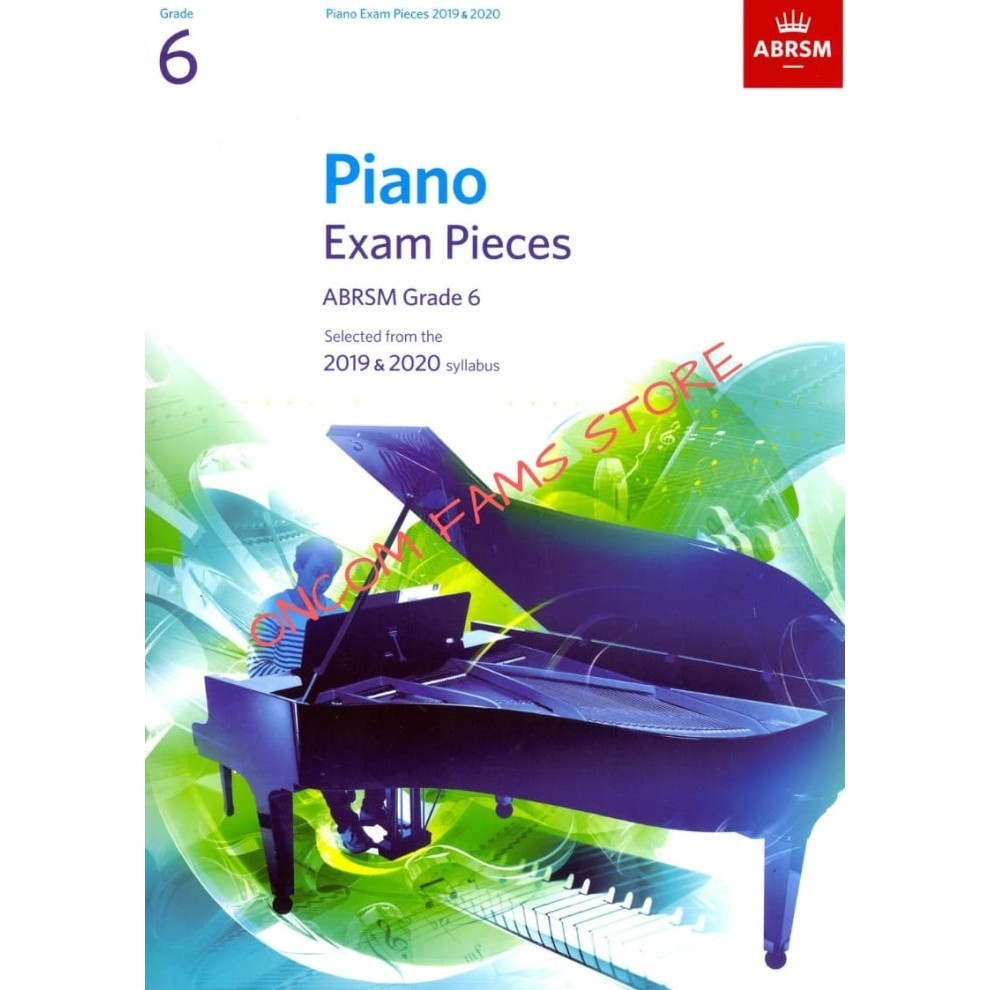 

[Baru] Abrsm Piano Grade 6 2019-2020 Limited