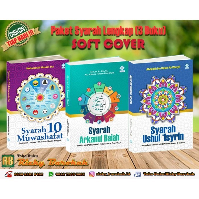 

[Baru] Paket Syarah Lengkap 3 Buku Diskon