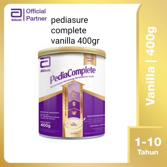 [COD] Pediasure Complete Vanila 400Gr / Complete Vanilla 400 Gr Pediasure Diskon