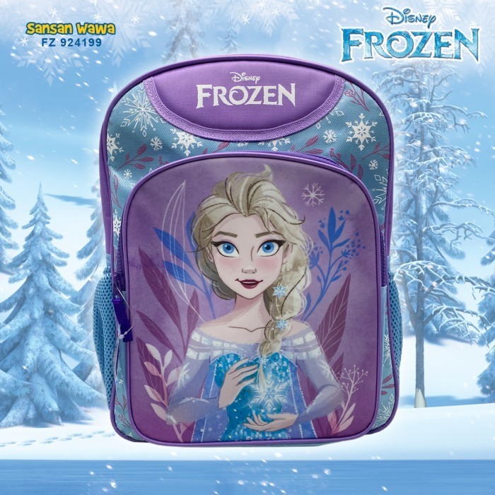 [COD] Tas Ransel Besar Original Disney Frozen Elsa - Purple Diskon