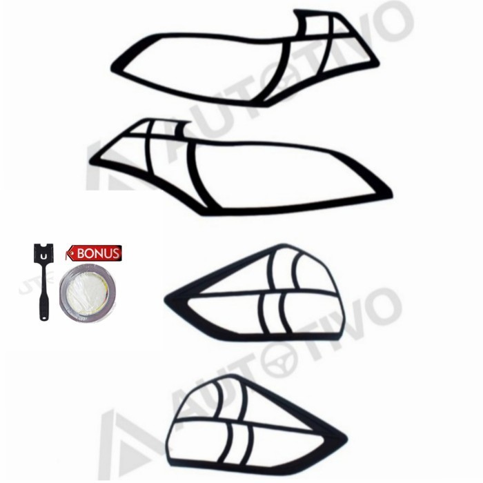 [New Ori] Garnish Lampu DepanBelakang Jsl New Ertiga 2016 Garnis Blacktivo Diskon