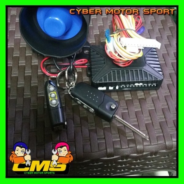 [Original] Alarm Mobil Universal Remot 3 Tombol. Alarm Mobil Tuk Tuk Limited