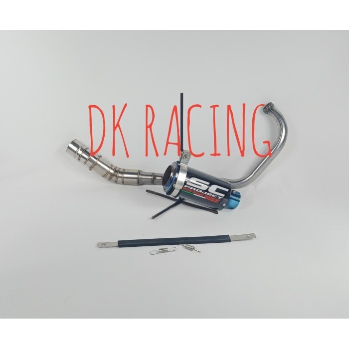 ✅New Ori Knalpot Racing Suzuki Satria Fu 150 Predator Sc Carbon Diskon