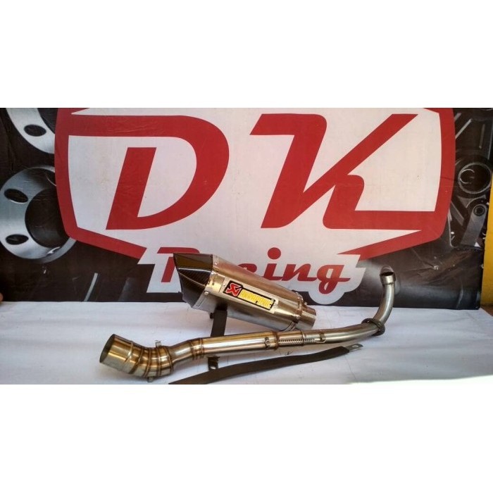 ✅New Ori Knalpot Racing Suzuki Shogun Sp 125 Akrapovic Sark Titan Fullsystem Terbaru