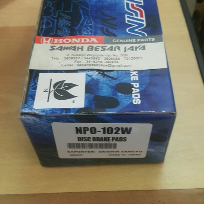 ✅Ready Kampas Rem Depan Nissin / Nisin Jazz City Brio Terbatas