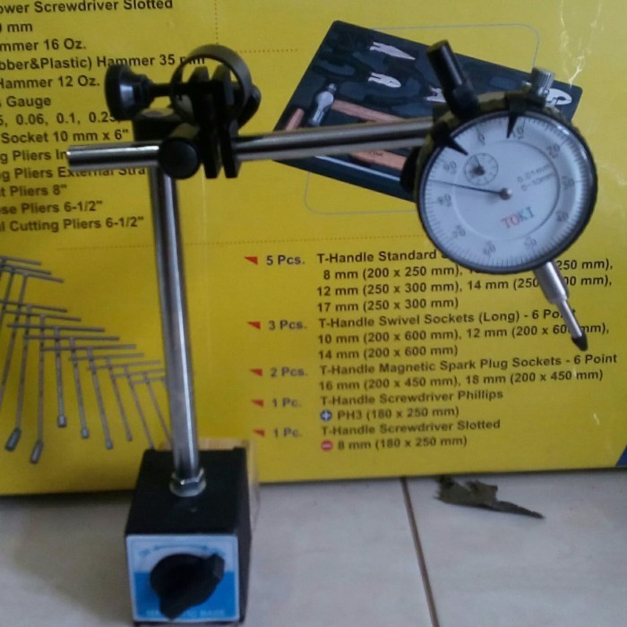 ✅Termurah Dial Indicator Toki Dan Magnetic Base Terbatas