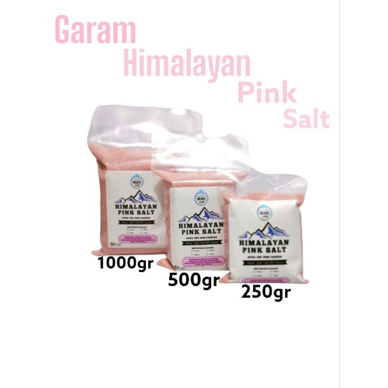 

Garam Himalaya / Himalayan Pink Salt Organik Premium / Himsalt 100% Original