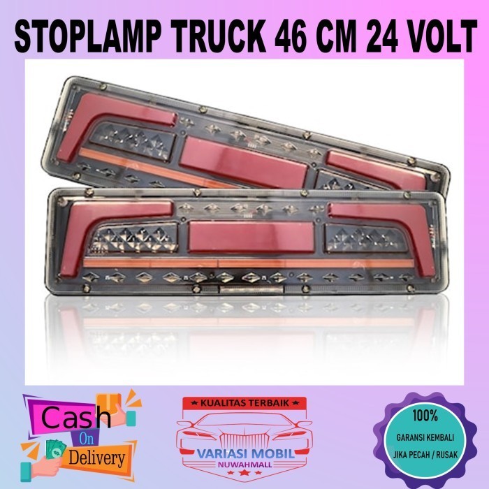 ✅New Lampu Truk Led Stoplamp Rem Senja Kota Canter Hino Dyna Mitsubishi Dll Terbaru