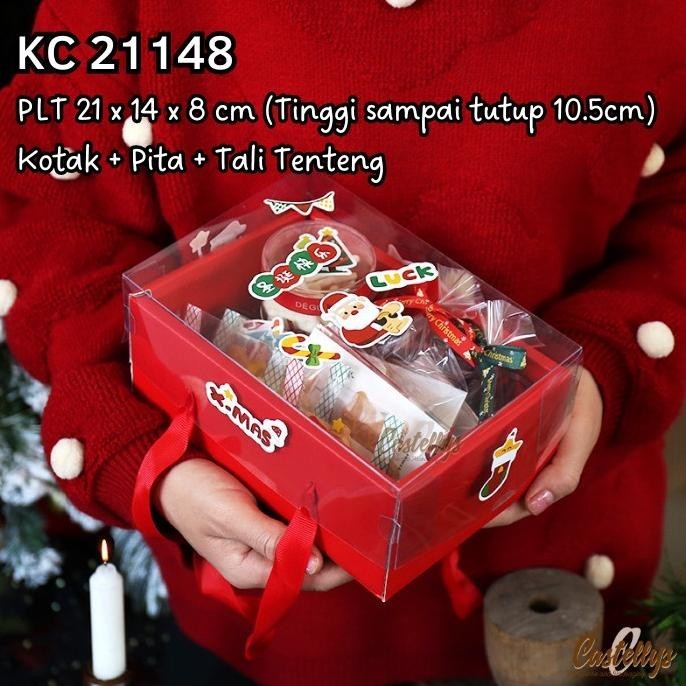 

TRE Kotak Box KC 21148 Kue Cookies Hampers Souvenir Natal Imlek Sangjit TERLARIS