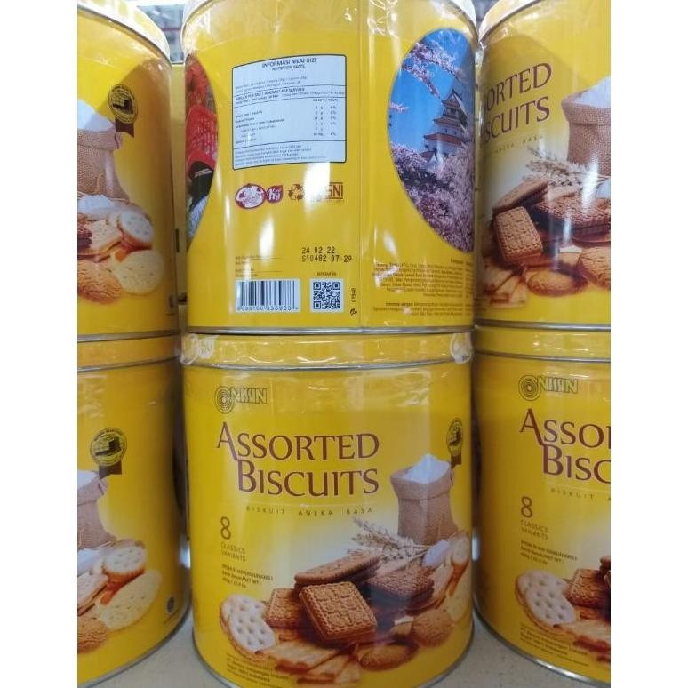 

TRE PROMO-Nissin Kaleng Assorted Biscuits 650gr-Nissin Kuning Yellow-Biskuit Kaleng Aneka Rasa-Cemilan Enak-Camilan Santai-Snack Anak-Hampers-Natal-Paket Lebaran-Idul Fitri-Imlek-Grosir-Murah TERLARIS