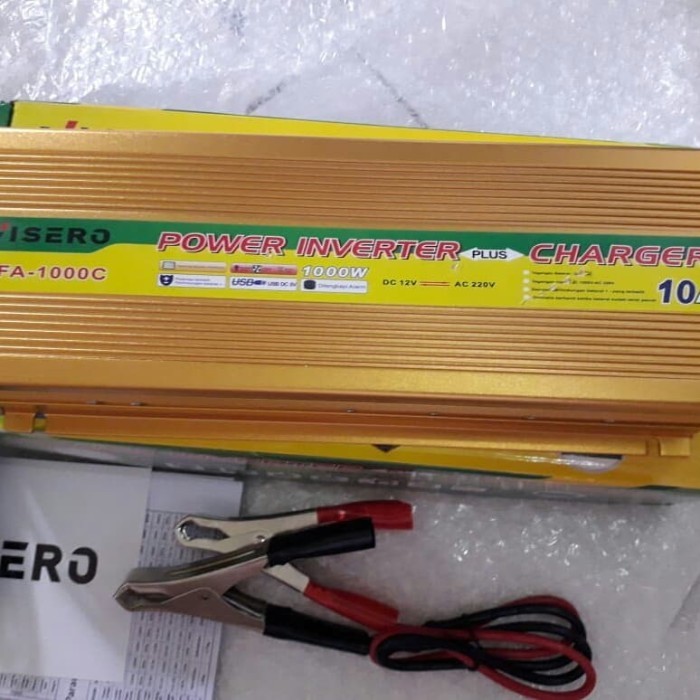 [Baru] Visero Sfa-1000C Power Inverter 1000 Watt Plus Charger 10A Limited
