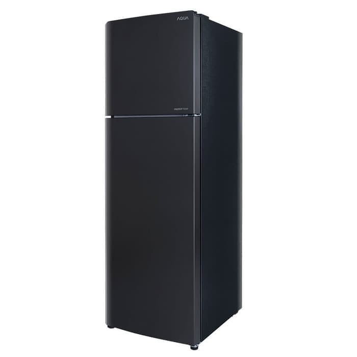 [Baru] Kulkas Aqua Aqr 305 Im Ds Lemari Es 2 Pintu Hitam Inverter Garansi Diskon