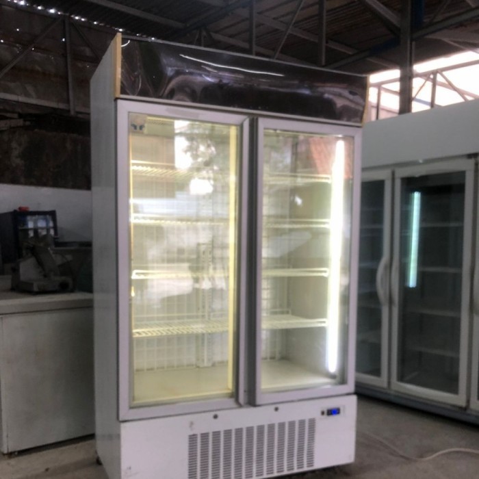 [Baru] Upright Freezer Glass Door 2 Pintu Bekas Terbaru