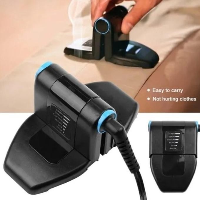 Mesin Setrika Lipat Portable Mini Travel Pakaian Baju Otomatis Bahan
