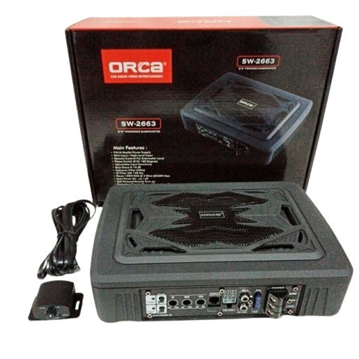 [Baru] Subwoofer Aktif Orca Sw-2663/Sub Kolong Orca 2663/Basstube Sw-2663 Diskon