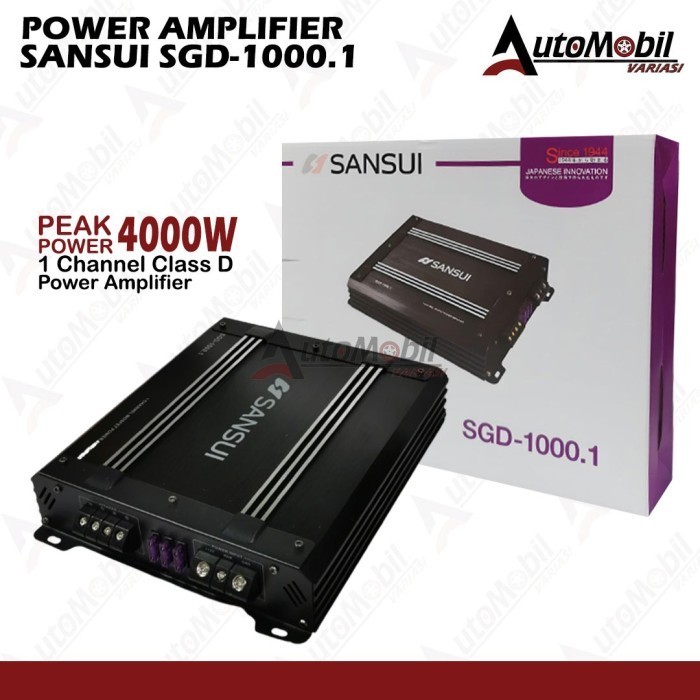 [Baru] Power Amplifier Sansui Sgd-1000.1 Monoblock Amplifier Terbatas