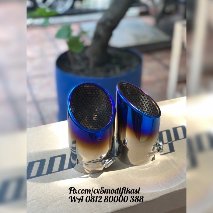[New] Muffler Tip Blue Cx5Modifikasi Terbatas