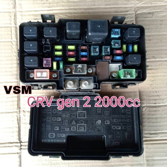 [New] Fuse Box Sekring Crv Gen 2 Original Quality Berkualitas