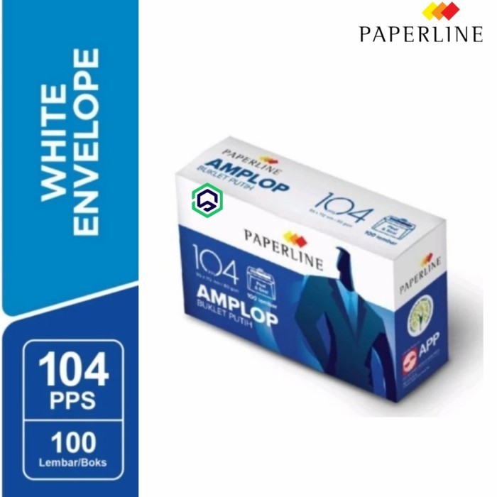 

Amplop Putih Paperline 104 Pps Uk 95 X 152 Mm