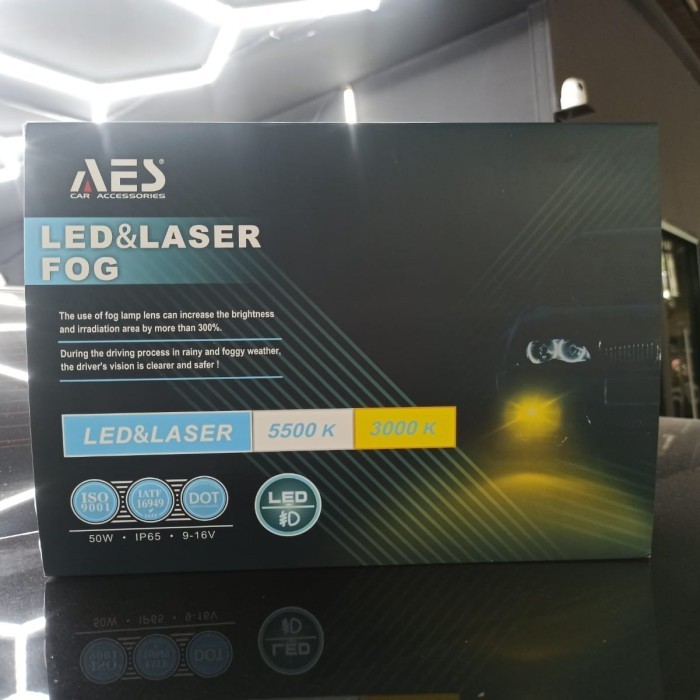 [New] Foglamp Led  Laser Aes Q8 Terbaru