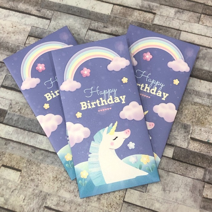 

Angpao Birthday Tema Unicorn Amplop Ulang Tahun Angpao Bday Anak Ultah