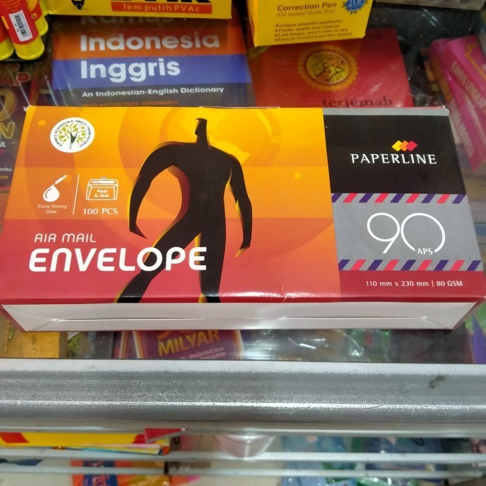 

Amplop Paperline 90 Air Mail / Pos Udara
